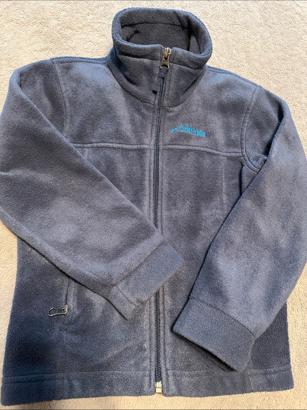 Columbia Kids Navy Full-Zip Fleece Jacket Size XXS (4/5)